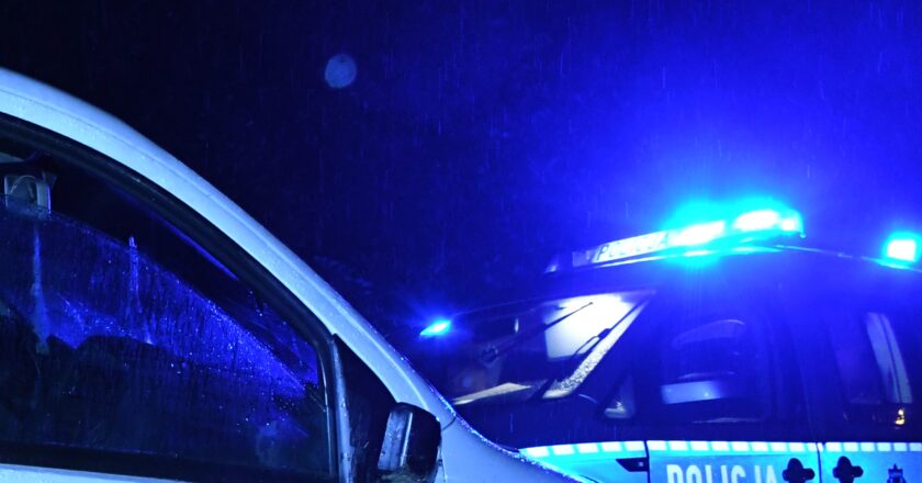 Pościg Brzeszcze policja 55-latek 2,1 promila Renault Kościuszki zatrzymanie budynek gospodarczy 2026