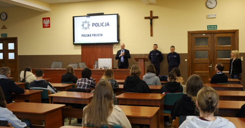 Policja Oświęcim rekrutacja salezjanie komendant Dziekanowski Jakubowski Jurecka Zespół Szkół Zawodowych maturzyści 2026