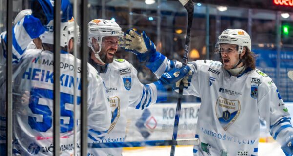 Unia Oświęcim GKS Katowice 4:2 seria 2:2 Petráš Partanen Peresunko Heikkinen Lundin hokej półfinał 2026