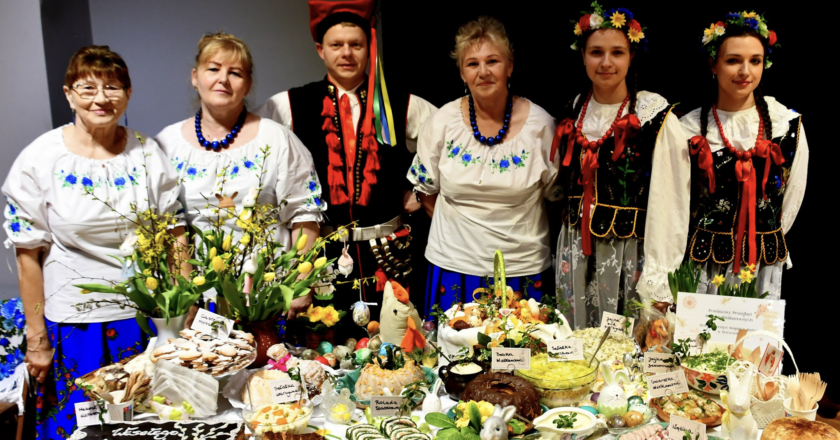 Przegląd Stołów Wielkanocnych Polanka Wielka KGW powiat oświęcimski wicestarosta Jankowska starosta Skrzypiński tradycja 2026