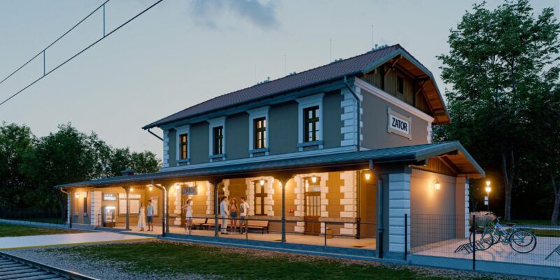 Dworzec PKP Zator rewitalizacja modernizacja 8 milionów złotych burmistrz Szymon Matyja konserwator zabytków 2026