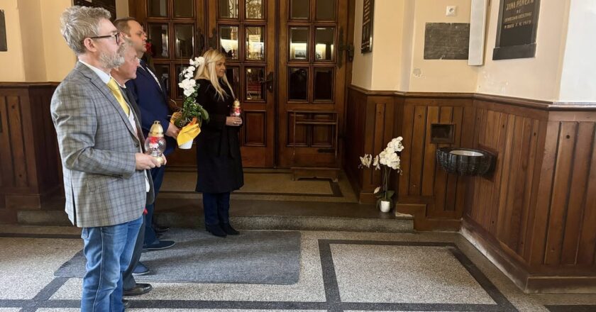 rocznica Jan Paweł II Oświęcim pamięć radni Prawo i Sprawiedliwość